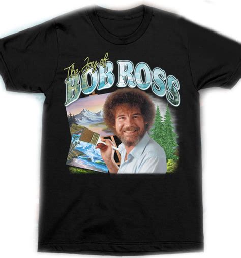 bob ross t shirts|bob ross merchandise uk.